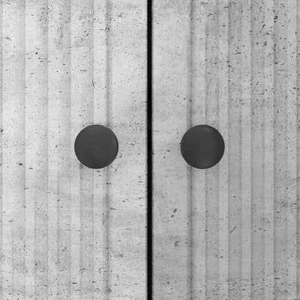 Sideboard Betonggrå 89 x 34,5 x 80 cm Konstruerat trä