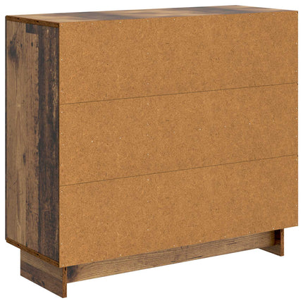 Sideboard Gammalt trä 89 x 34,5 x 80 cm Konstruerat trä