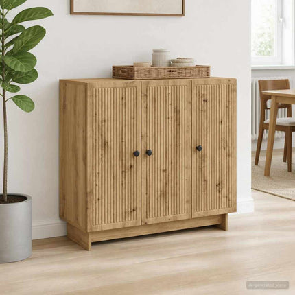 Sideboard Artisan-ek 89 x 34,5 x 80 cm Konstruerat trä