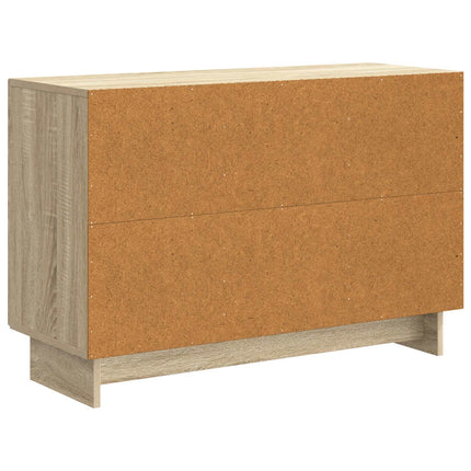 Sideboard med låda Sonoma-ek 89 x 34,5 x 60 cm Konstruerat trä
