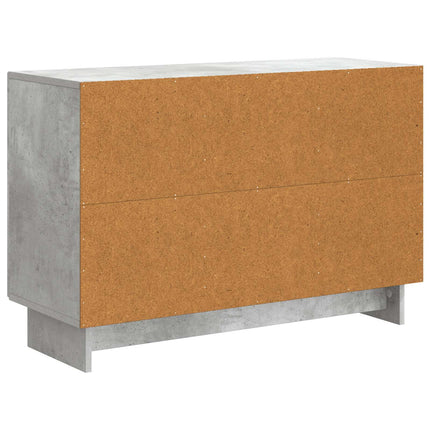 Sideboard med låda Betonggrå 89 x 34,5 x 60 cm Konstruerat trä