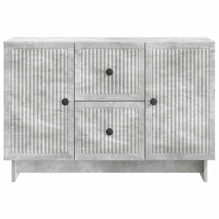 Sideboard med låda Betonggrå 89 x 34,5 x 60 cm Konstruerat trä