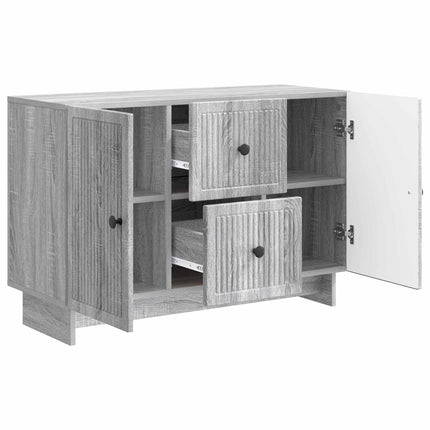 Sideboard Grå sonoma-ek 89 x 34,5 x 60 cm Konstruerat trä