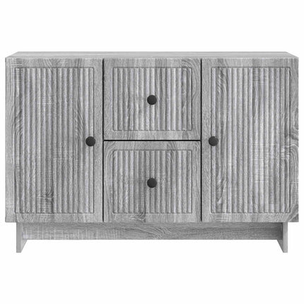 Sideboard Grå sonoma-ek 89 x 34,5 x 60 cm Konstruerat trä