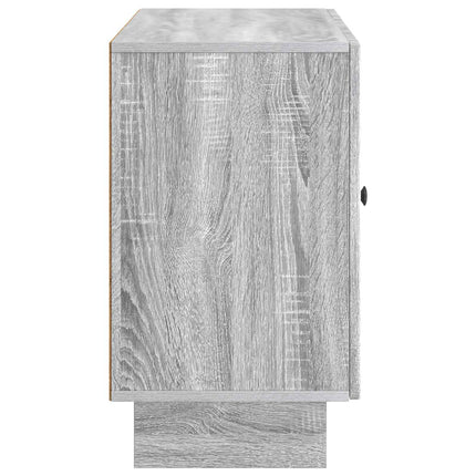 Sideboard Grå sonoma-ek 89 x 34,5 x 60 cm Konstruerat trä