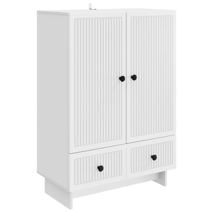Sideboard Vit 66 x 34,5 x 95 cm Konstruerat trä