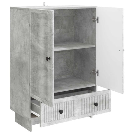 Sideboard BetongGrå 66 x 34,5 x 95 cm Konstruerat trä