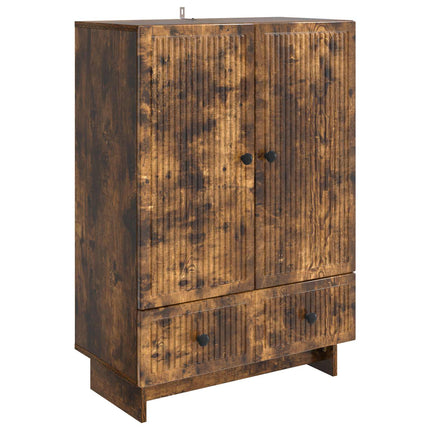 Sideboard Rökt Ek 66 x 34,5 x 95 cm Konstruerat trä