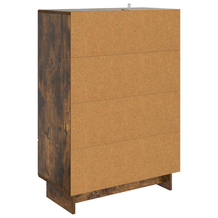 Sideboard Rökt Ek 66 x 34,5 x 95 cm Konstruerat trä