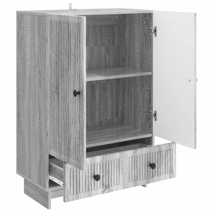 Sideboard Grå Sonoma 66 x 34,5 x 95 cm Konstruerat trä