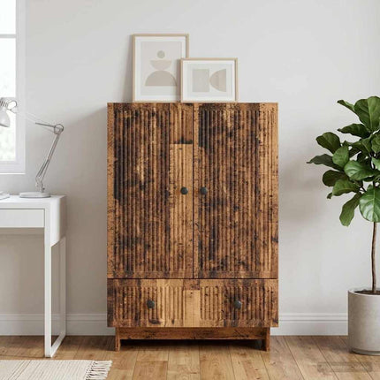 Sideboard Gammalt trä 66 x 34,5 x 95 cm Konstruerat trä