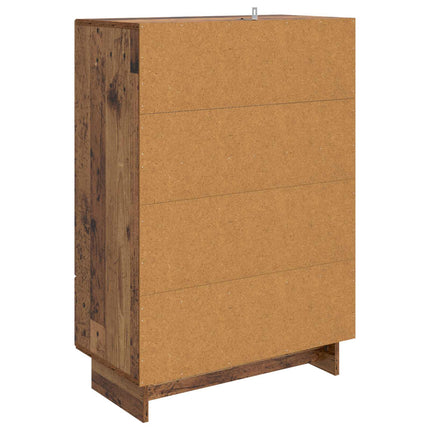 Sideboard Gammalt trä 66 x 34,5 x 95 cm Konstruerat trä