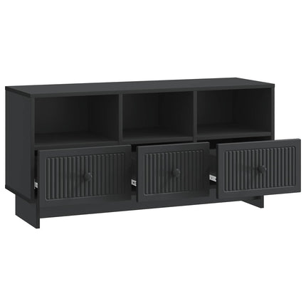 TV-skåp med låda Svart 102 x 34,5 x 50 cm Konstruerat trä