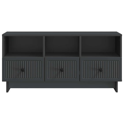 TV-skåp med låda Svart 102 x 34,5 x 50 cm Konstruerat trä