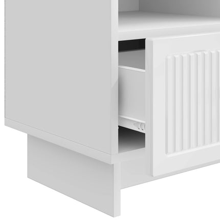 TV-skåp Vit högglans 102 x 34,5 x 50 cm Konstruerat trä