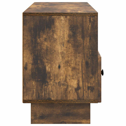 TV-skåp med låda Rökt ek 102 x 34,5 x 50 cm Konstruerat trä