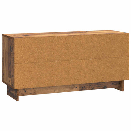 TV-skåp med låda Gammalt trä 102 x 34,5 x 50 cm Konstruerat trä
