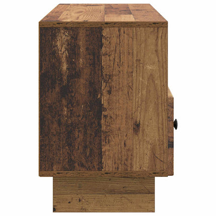 TV-skåp med låda Gammalt trä 102 x 34,5 x 50 cm Konstruerat trä