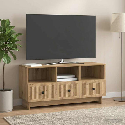 TV-skåp 102 x 34,5 x 50 cm Artisan-ek Konstruerat trä