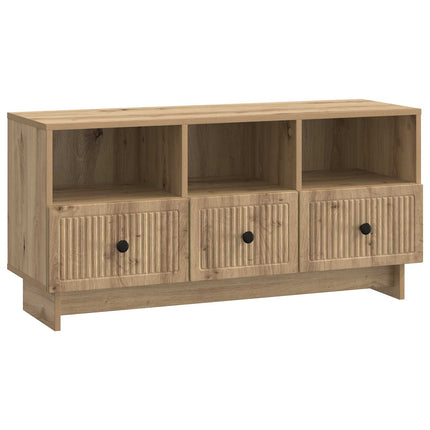 TV-skåp med låda Artisan-ek 102 x 34,5 x 50 cm Konstruerat trä