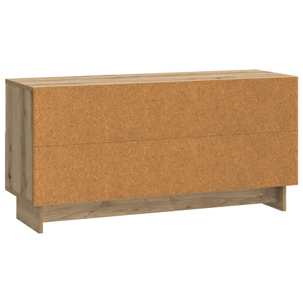 TV-skåp med låda Artisan-ek 102 x 34,5 x 50 cm Konstruerat trä