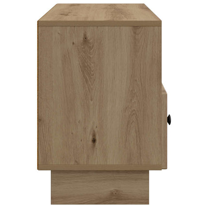 TV-skåp med låda Artisan-ek 102 x 34,5 x 50 cm Konstruerat trä