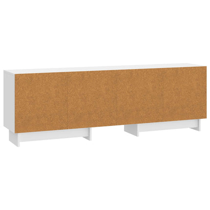 TV-skåp Högblank Vit 150 x 31 x 50 cm Konstruerat trä