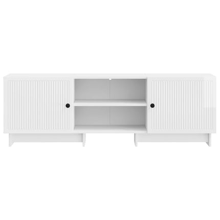 TV-skåp Högblank Vit 150 x 31 x 50 cm Konstruerat trä