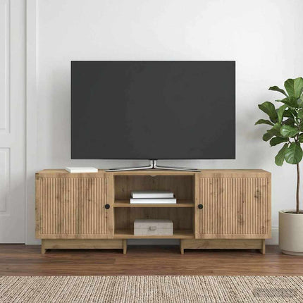 TV-skåp 150 x 31 x 50 cm Artisan-ek Konstruerat trä