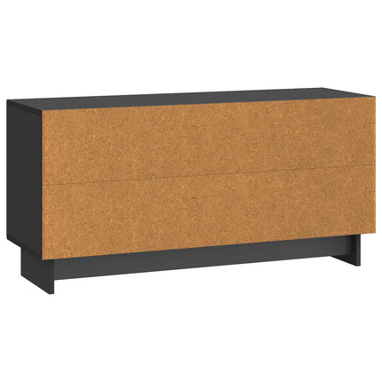 TV-skåp 102 x 34,5 x 50 cm Svart Konstruerat trä