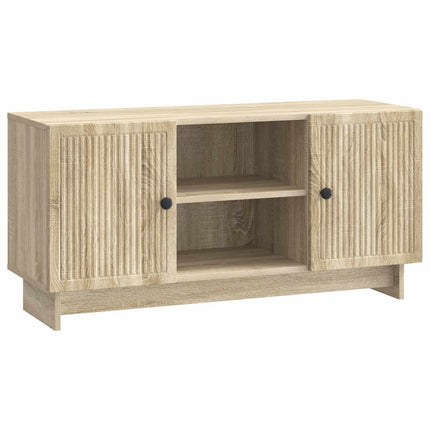 TV-skåp 102 x 34,5 x 50 cm Sonoma-ek Konstruerat trä