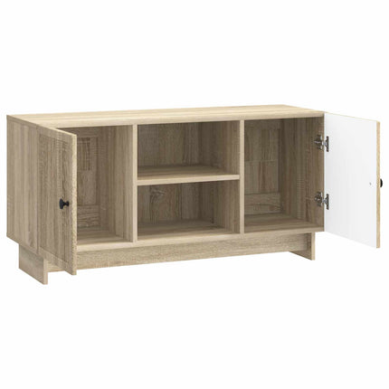 TV-skåp 102 x 34,5 x 50 cm Sonoma-ek Konstruerat trä