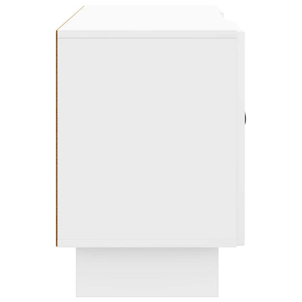 TV-skåp 102 x 34,5 x 50 cm Vit högglans Konstruerat trä
