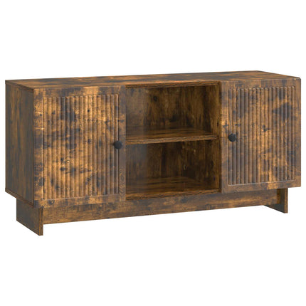 TV-skåp 102 x 34,5 x 50 cm Rökt ek Konstruerat trä