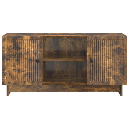 TV-skåp 102 x 34,5 x 50 cm Rökt ek Konstruerat trä