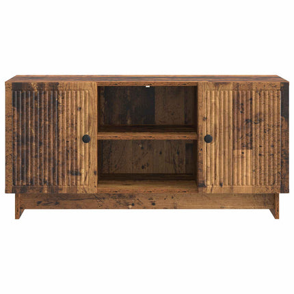 TV-skåp 102 x 34,5 x 50 cm Gammalt trä Konstruerat trä
