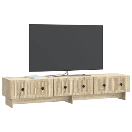 TV-skåp med låda Sonoma-ek 147 x 34,5 x 30 cm Konstruerat trä