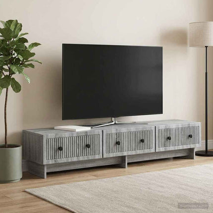 TV-skåp Grå sonoma-ek 147 x 34,5 x 30 cm Konstruerat trä