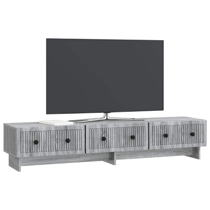 TV-skåp Grå sonoma-ek 147 x 34,5 x 30 cm Konstruerat trä
