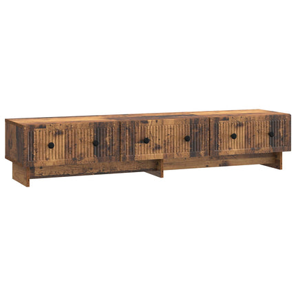 TV-skåp med låda Gammalt trä 147 x 34,5 x 30 cm Konstruerat trä