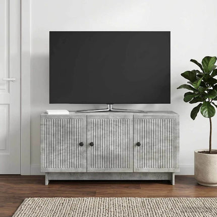 TV-skåp Betonggrå 99 x 34,5 x 50 cm Konstruerat trä