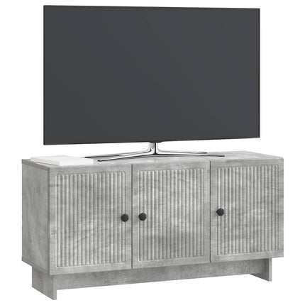 TV-skåp Betonggrå 99 x 34,5 x 50 cm Konstruerat trä