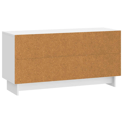 TV-skåp Vit högglans 99 x 34,5 x 50 cm Konstruerat trä
