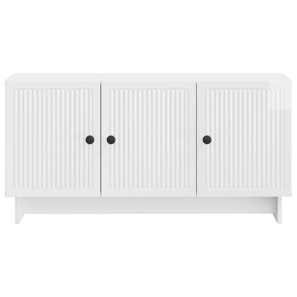 TV-skåp Vit högglans 99 x 34,5 x 50 cm Konstruerat trä