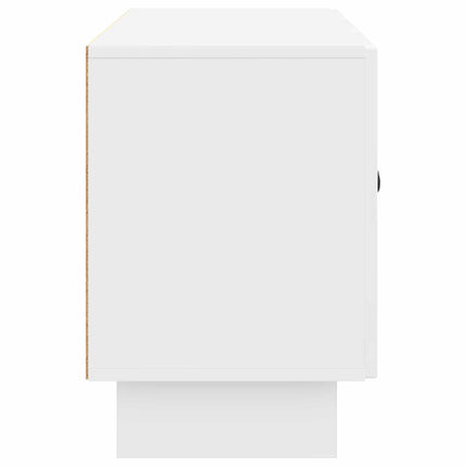 TV-skåp Vit högglans 99 x 34,5 x 50 cm Konstruerat trä