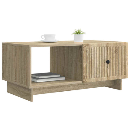 Kaffeebord Sonoma-ek 90 x 50 x 40 cm Konstruerat trä