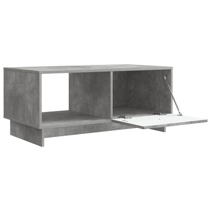 Kaffeebord Betonggrå 90 x 50 x 40 cm Konstruerat trä