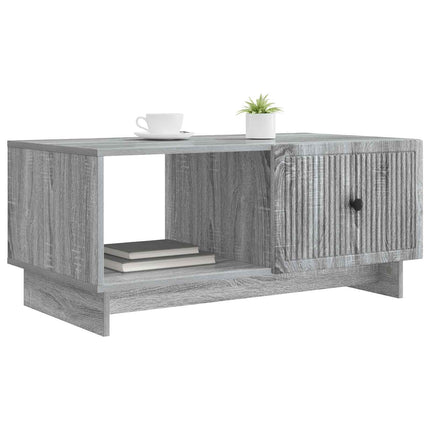 Kaffeebord Grå sonoma-ek 90 x 50 x 40 cm Konstruerat trä