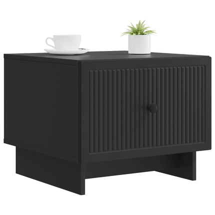 Kaffeebord med låda Svart 49 x 50 x 40 cm Konstruerat trä