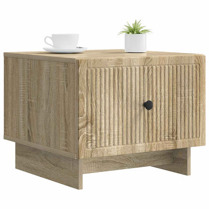 Kaffeebord med låda Sonoma-ek 49 x 50 x 40 cm Konstruerat trä